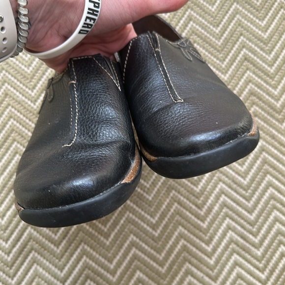 Bass 9 Go-to-Comfort EUC LIKE NEW Colton Leather Loafers Black / Dark Brown..? - Picture 8 of 9